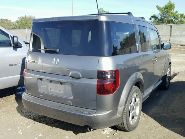 5J6YH18977L009138 - 2007 HONDA ELEMENT SC CHARCOAL photo 4