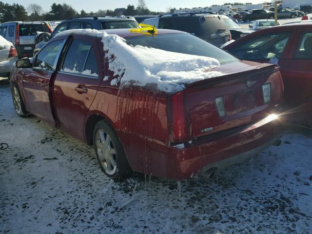 1G6DC67AX50148595 - 2005 CADILLAC STS RED photo 3