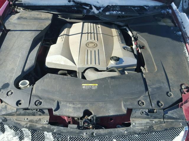 1G6DC67AX50148595 - 2005 CADILLAC STS RED photo 7