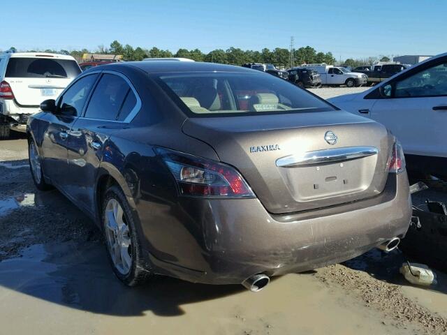 1N4AA5AP0DC841515 - 2013 NISSAN MAXIMA S GRAY photo 3