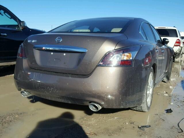 1N4AA5AP0DC841515 - 2013 NISSAN MAXIMA S GRAY photo 4