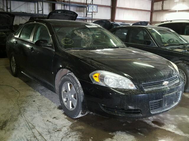 2G1WT57K691323050 - 2009 CHEVROLET IMPALA 1LT BLACK photo 1