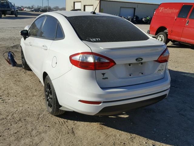 3FADP4BJ3EM133243 - 2014 FORD FIESTA SE WHITE photo 3