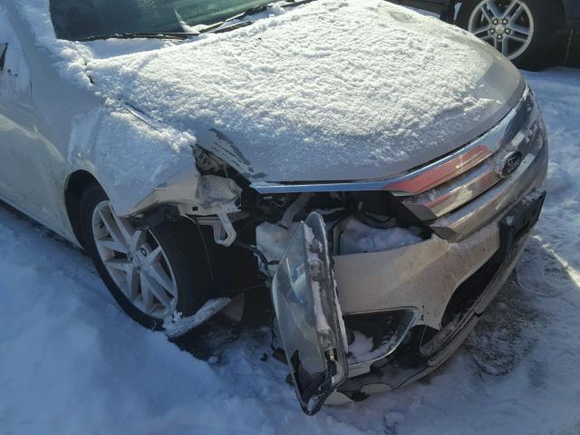 3FAHP0JA9CR233133 - 2012 FORD FUSION SEL WHITE photo 9