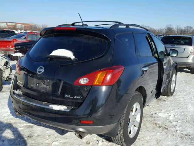 JN8AZ1MW0AW115683 - 2010 NISSAN MURANO S BLACK photo 4