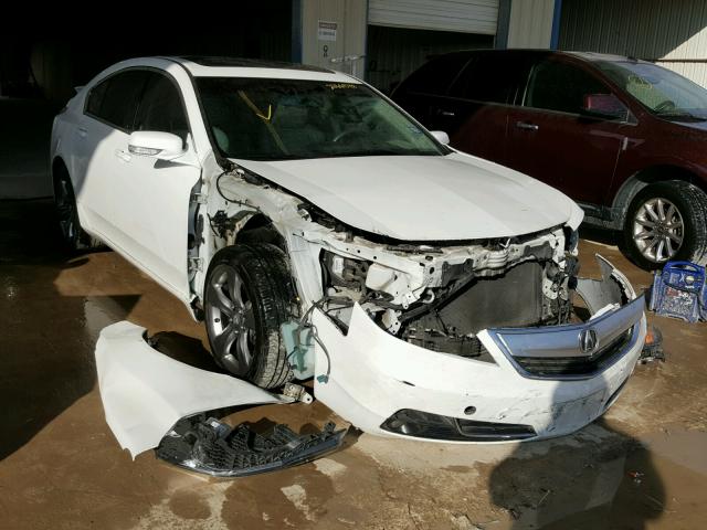 19UUA9F5XCA008886 - 2012 ACURA TL WHITE photo 1