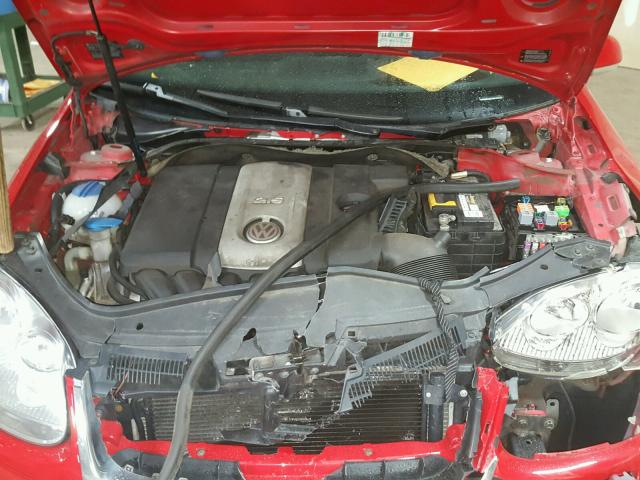 3VWGF71K07M176668 - 2007 VOLKSWAGEN JETTA RED photo 7