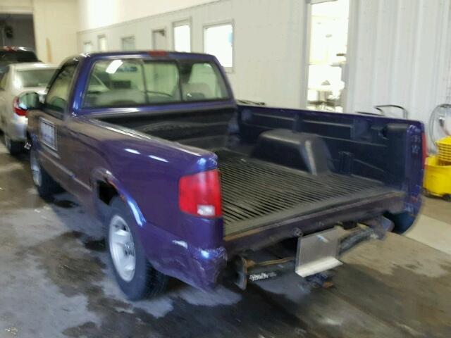 1GCCS144XRK171088 - 1994 CHEVROLET S TRUCK S1 PURPLE photo 3