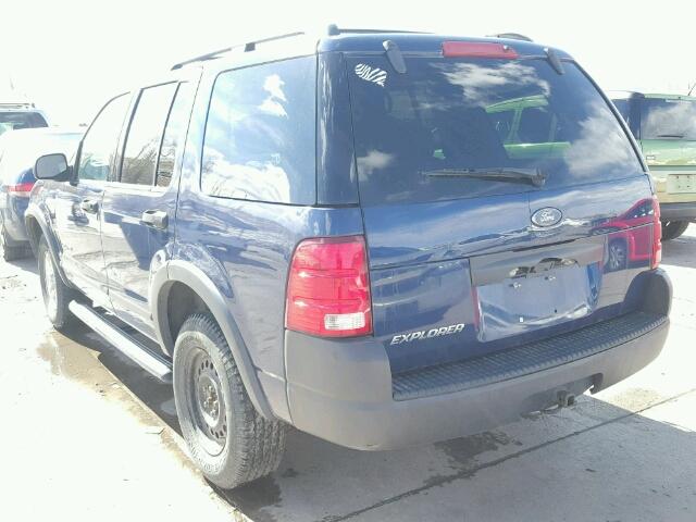 1FMZU62K44UA72004 - 2004 FORD EXPLORER X BLUE photo 3