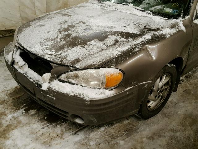 1G2NF52E31C216911 - 2001 PONTIAC GRAND AM S 棕色 照片 9