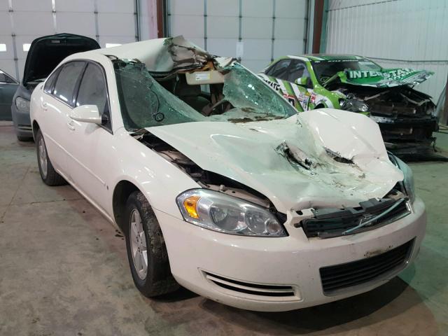 2G1WT55N079332533 - 2007 CHEVROLET IMPALA LT WHITE photo 1