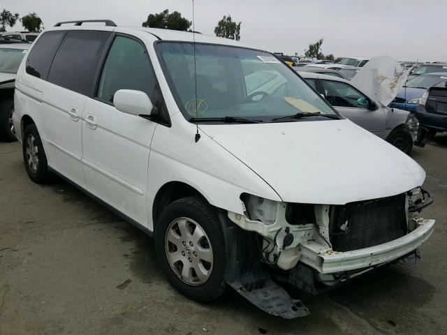 5FNRL18063B145655 - 2003 HONDA ODYSSEY EX WHITE photo 1