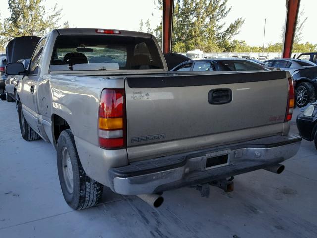 1GTEC14V4XZ511502 - 1999 GMC NEW SIERRA SILVER photo 3