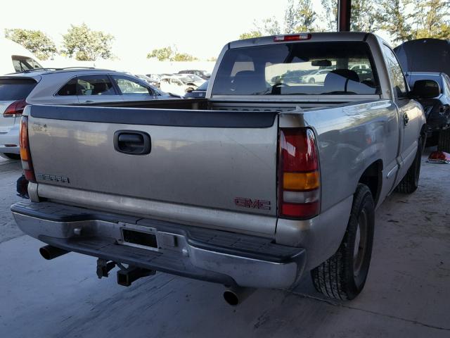 1GTEC14V4XZ511502 - 1999 GMC NEW SIERRA SILVER photo 4