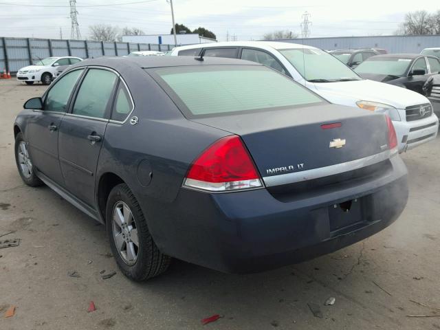 2G1WT57K491132520 - 2009 CHEVROLET IMPALA 1LT GRAY photo 3