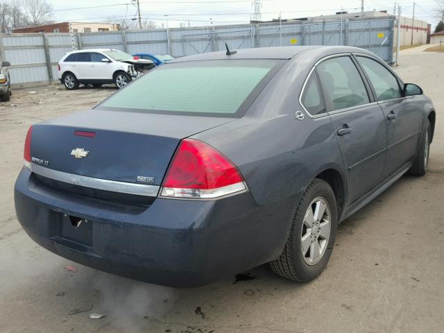 2G1WT57K491132520 - 2009 CHEVROLET IMPALA 1LT GRAY photo 4