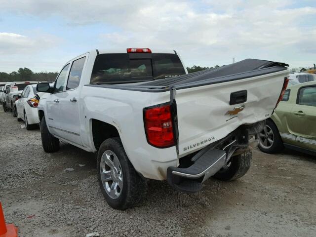 3GCUKSEC8FG505914 - 2015 CHEVROLET SILVERADO WHITE photo 3