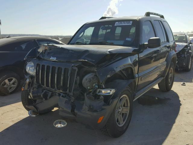 1J4GL38K25W526027 - 2005 JEEP LIBERTY RE BLACK photo 2