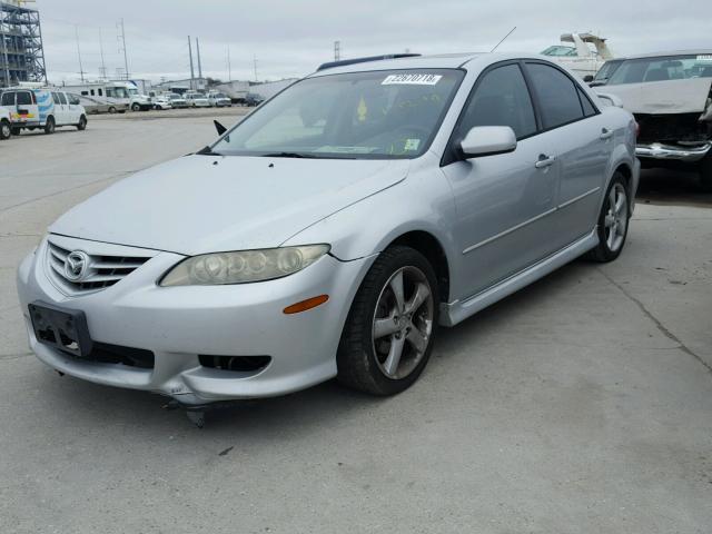 1YVHP80C355M21867 - 2005 MAZDA 6 I SILVER photo 2