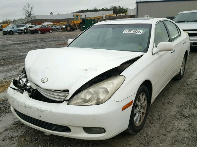 JTHBA30G445050069 - 2004 LEXUS ES 330 WHITE photo 2