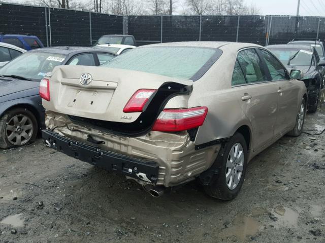 4T1BK46K87U012818 - 2007 TOYOTA CAMRY NEW GOLD photo 4