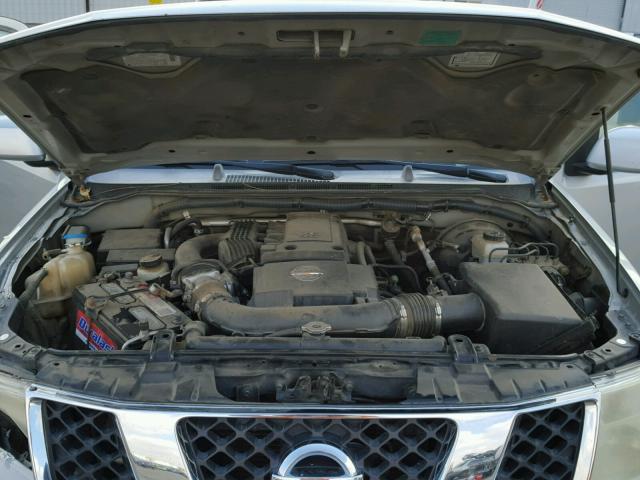 5N1AR18U35C742286 - 2005 NISSAN PATHFINDER SILVER photo 7