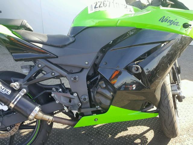 JKAEXMJ179DA25741 - 2009 KAWASAKI EX250 J GREEN photo 7