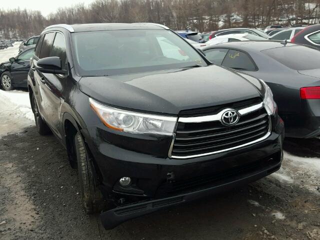 5TDJKRFHXGS251499 - 2016 TOYOTA HIGHLANDER BLACK photo 1