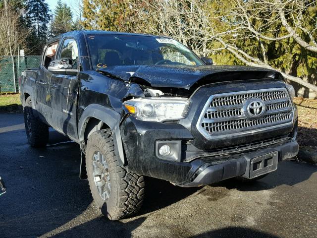 3TMCZ5AN9HM057946 - 2017 TOYOTA TACOMA DOU BLACK photo 1