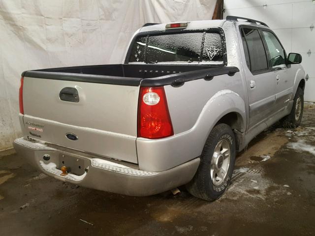 1FMZU77E52UB92089 - 2002 FORD EXPLORER S SILVER photo 4