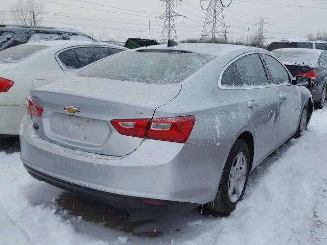 1G1ZB5ST2GF257327 - 2016 CHEVROLET MALIBU LS SILVER photo 4