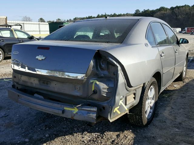 2G1WT58KX69158888 - 2006 CHEVROLET IMPALA LT GRAY photo 4