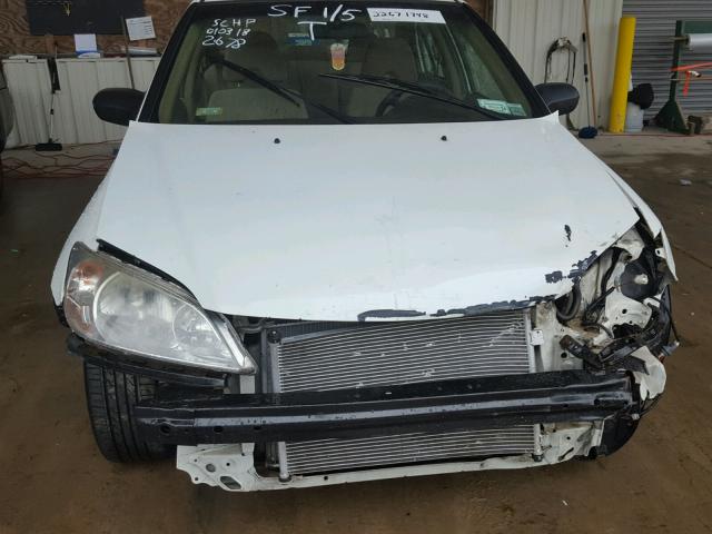 JHMES165X5S002678 - 2005 HONDA CIVIC LX WHITE photo 9