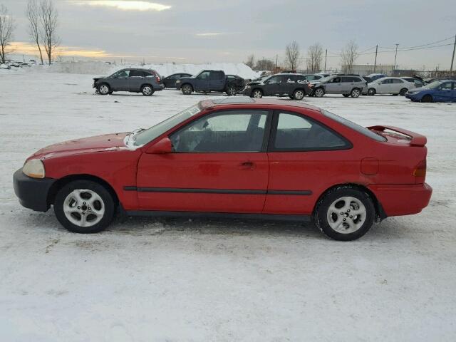 1HGEJ8122WL805976 - 1998 HONDA CIVIC SI RED photo 9