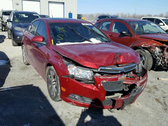 1G1PG5SB8D7292721 - 2013 CHEVROLET CRUZE LTZ RED photo 1