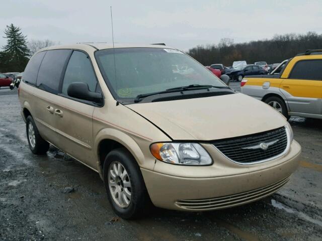 2C4GP74L01R407752 - 2001 CHRYSLER TOWN & COU TAN photo 1