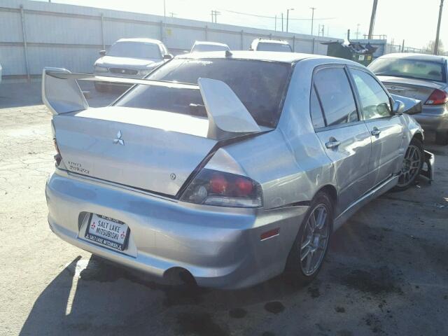 JA3AH86C86U058726 - 2006 MITSUBISHI LANCER EVO SILVER photo 4