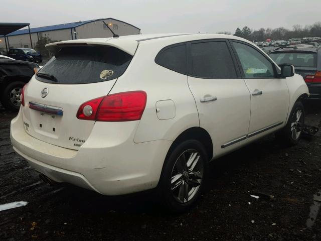 JN8AS5MV7BW258747 - 2011 NISSAN ROGUE S WHITE photo 4