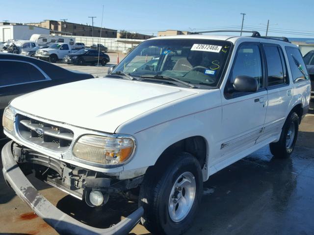 1FMZU32E5XZB41377 - 1999 FORD EXPLORER WHITE photo 2