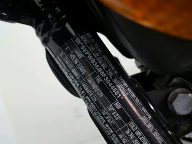 5VPWB36N6F3044831 - 2015 VICTORY MOTORCYCLES HIGH-BALL Schwarz Foto 19