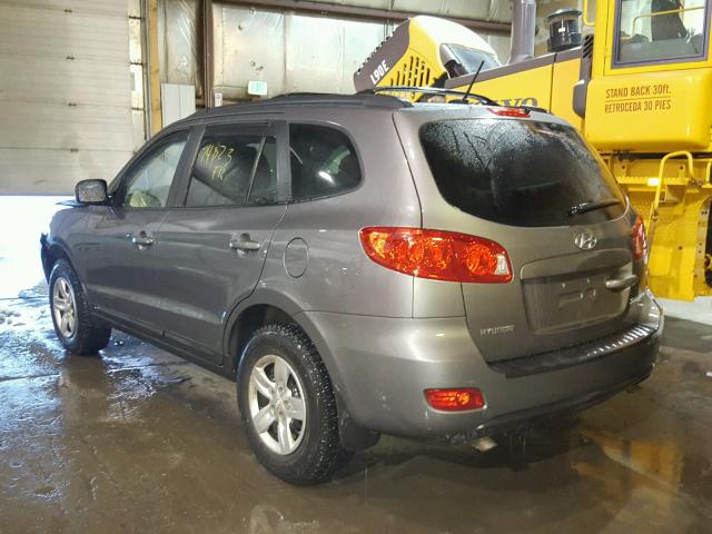 5NMSG73D19H272890 - 2009 HYUNDAI SANTA FE G GRAY photo 3