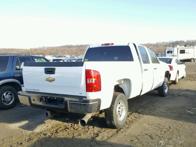 1GCHC23627F559031 - 2007 CHEVROLET SILVERADO WHITE photo 4