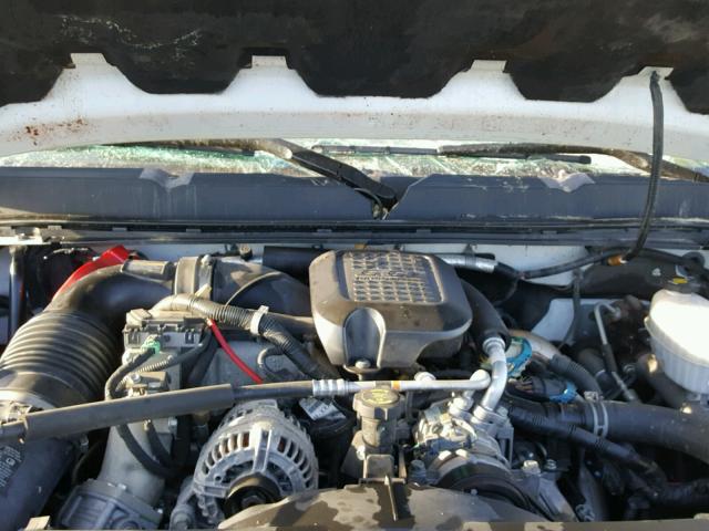 1GCHC23627F559031 - 2007 CHEVROLET SILVERADO WHITE photo 7