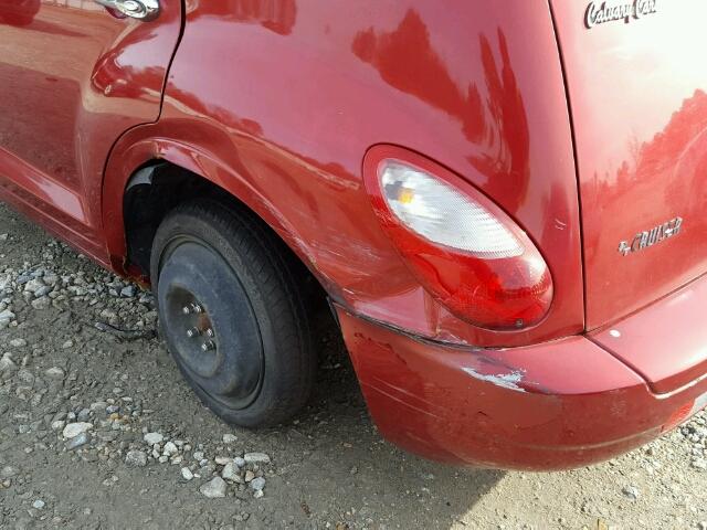 3A4FY58B27T588173 - 2007 CHRYSLER PT CRUISER RED photo 9