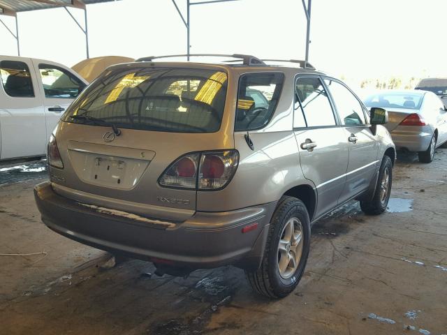 JTJGF10U310113347 - 2001 LEXUS RX 300 GOLD photo 4