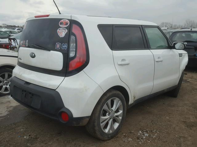 KNDJP3A59E7008575 - 2014 KIA SOUL + WHITE photo 4