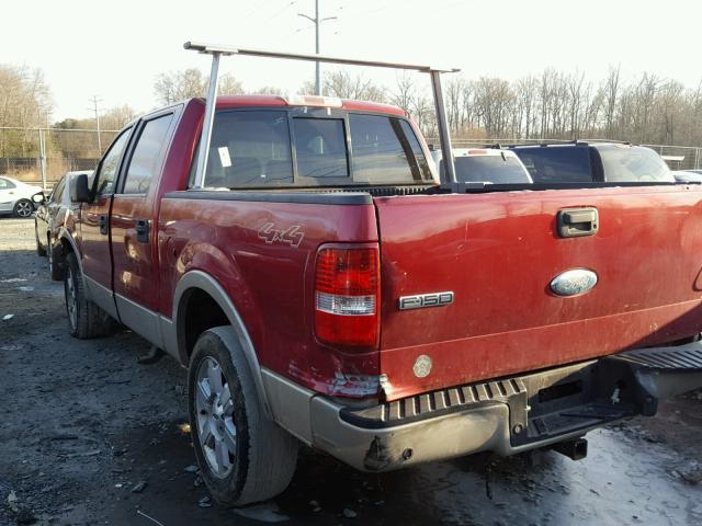 1FTPW14V27KA86807 - 2007 FORD F150 SUPER BURGUNDY photo 3