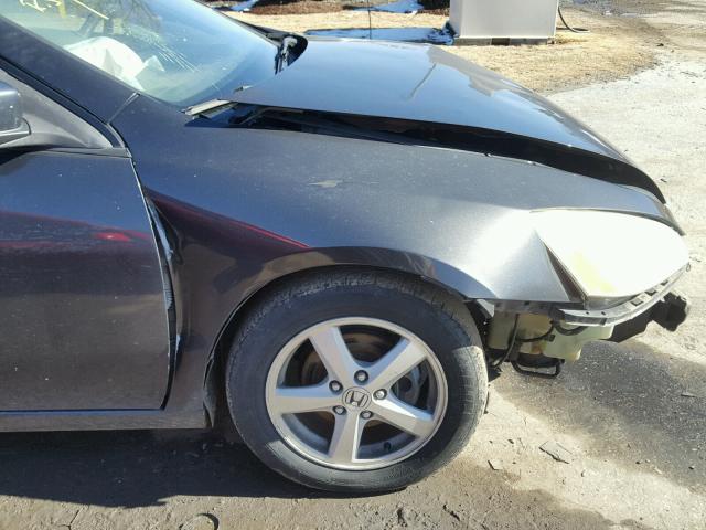 1HGCM72613A014873 - 2003 HONDA ACCORD EX CHARCOAL photo 10