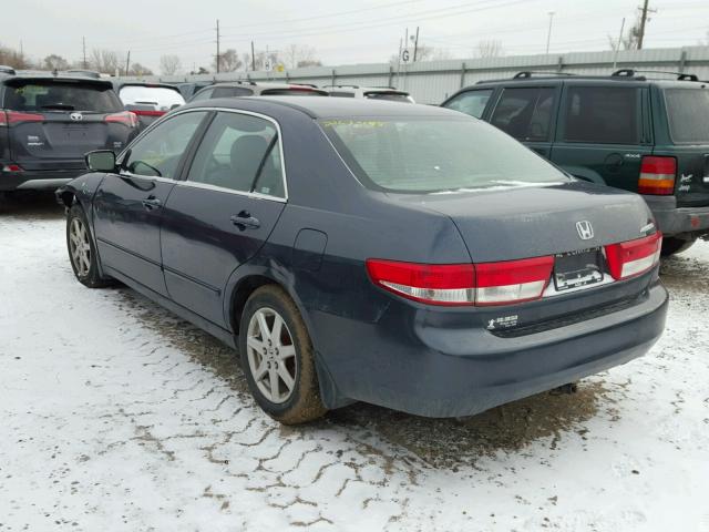 1HGCM66543A057549 - 2003 HONDA ACCORD EX BLUE photo 3