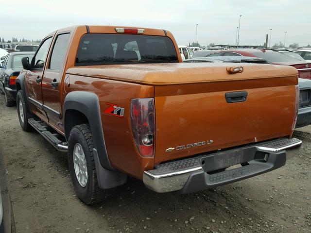 1GCDS136748195894 - 2004 CHEVROLET COLORADO ORANGE photo 3